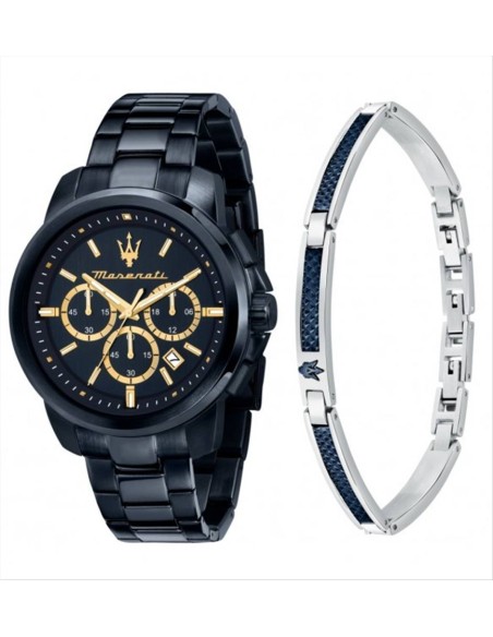 Set Orologio e Bracciale Maserati Successo R8873621042