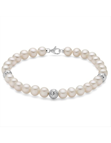 Bracciale Miluna Perle Boule e Fantasia PBR2305BV