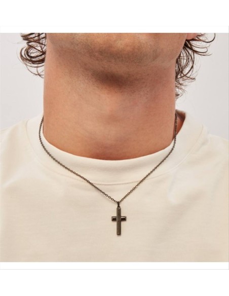 Collana Breil Tag and Cross TJ3638